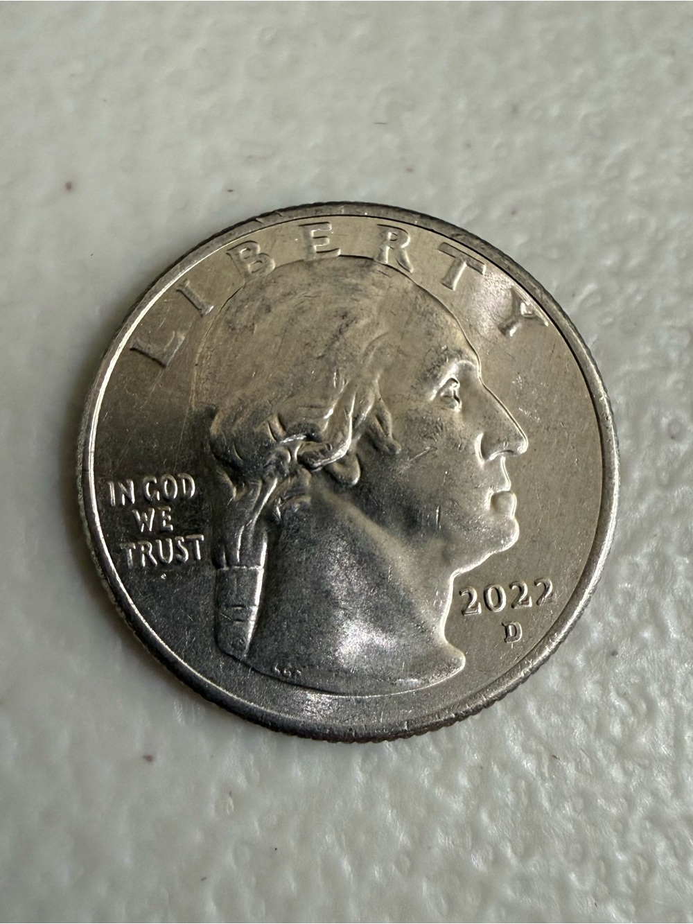 2022 D Washington Quarter - Silver Tone